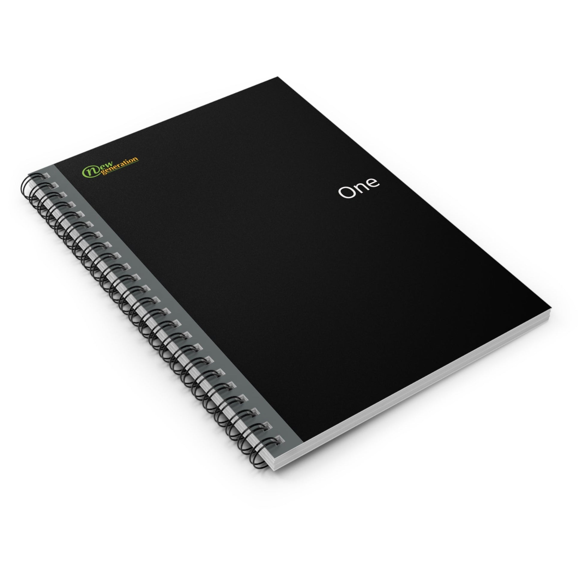 Hard Cover Lined Journal Notebook - Black notebook Ruled Line, 6x8 inches with 118 pages for Work, School, Home, Daily Planner,