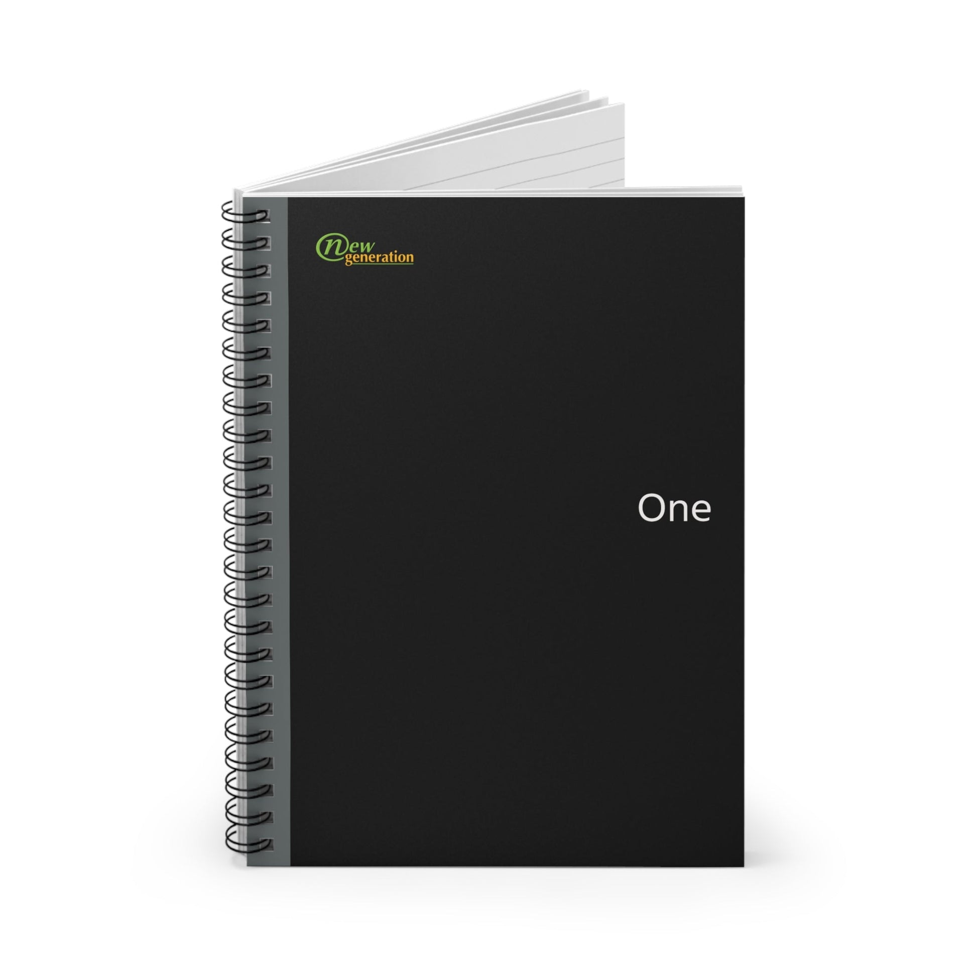 Hard Cover Lined Journal Notebook - Black notebook Ruled Line, 6x8 inches with 118 pages for Work, School, Home, Daily Planner,