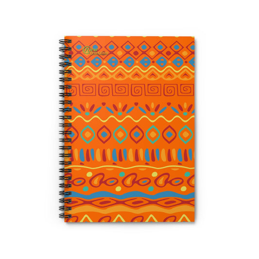 Hard Cover Lined Journal Notebook - Ethnic notebook Ruled Line, 6x8 inches with 118 pages for School, Home, Daily Planner, One Size