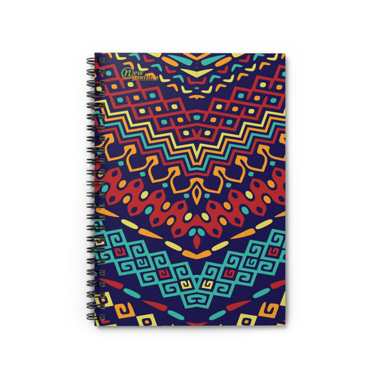 Hard Cover Lined Journal Notebook - Ethnic notebook Ruled Line, 6x8 inches with 118 pages for Work, Home, Daily Planner, One Size