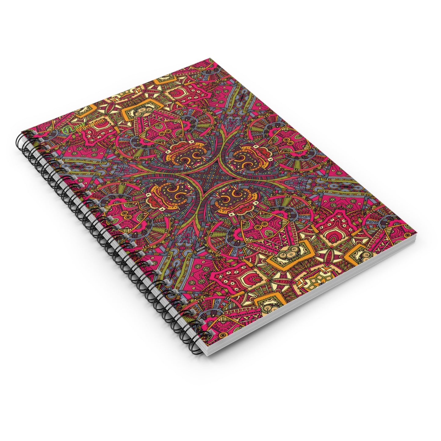 Hard Cover Lined Journal Notebook - Ethnic notebook Ruled Line, 6x8 inches with 118 pages for Work, School, Home, Daily Planner,