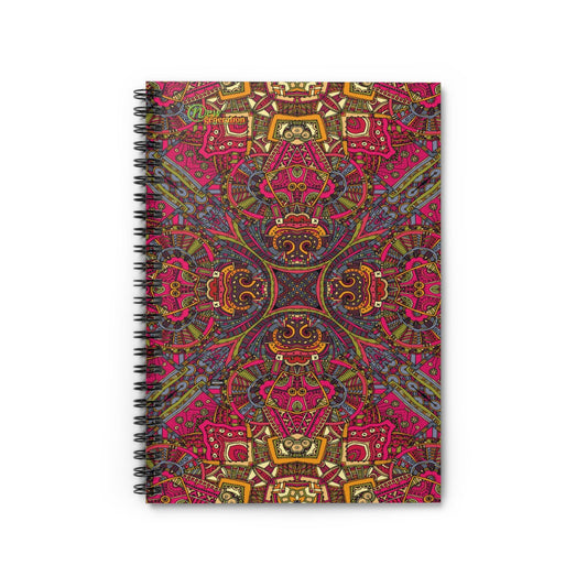 Hard Cover Lined Journal Notebook - Ethnic notebook Ruled Line, 6x8 inches with 118 pages for Work, School, Home, Daily Planner, One Size