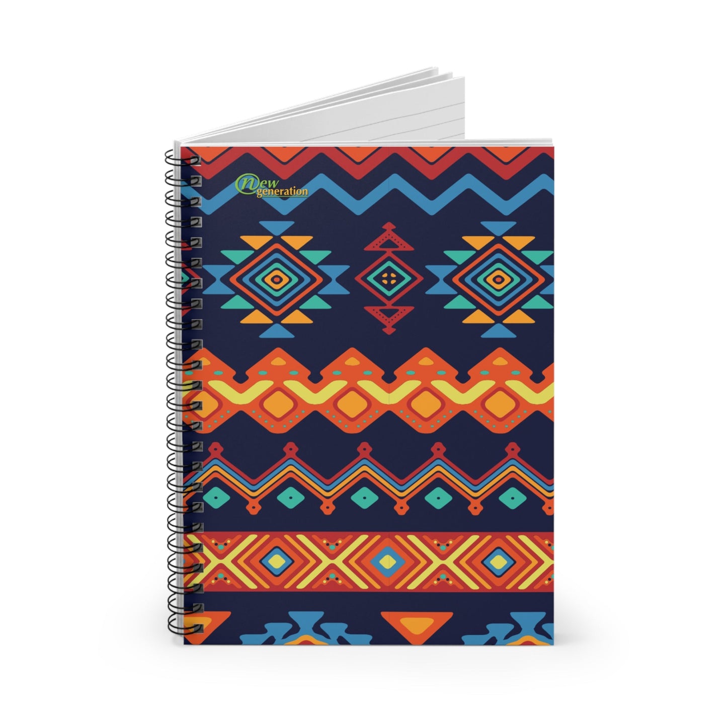 Hard Cover Lined Journal Notebook - Ethnic notebook Ruled Line, 6x8 inches with 118 pages great for School, Home, Daily Planner,
