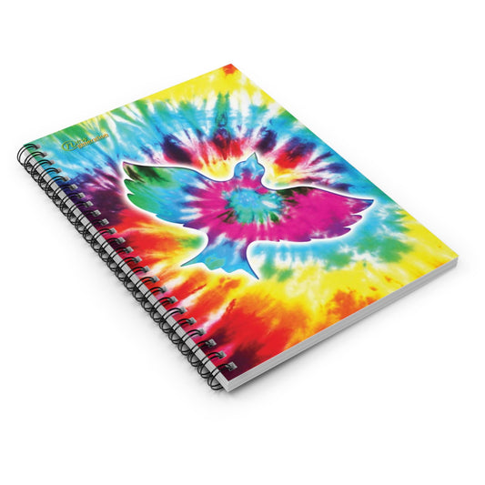 Hard Cover Lined Journal - Tie Dye Design Ruled Line, 6x8 inches with 118 pages for Work, School, Office, Daily Planner, One Size