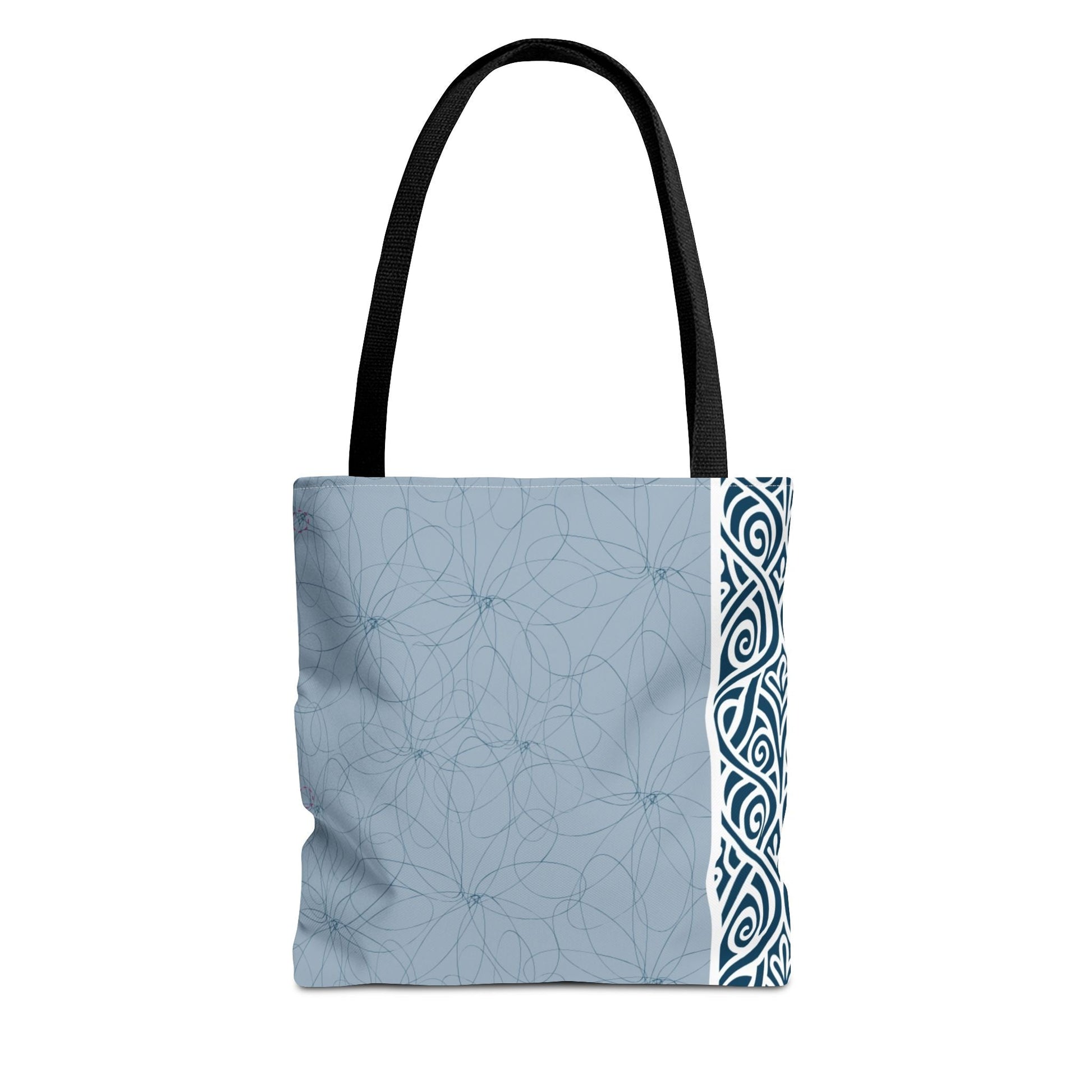 New Generation - Bohemian -Tote Bag Colorful Pattern, Shopping Bag, Gypsy Style Handbag, Festival Tote for Women, Unique Gift Idea 13" × 13'' Black