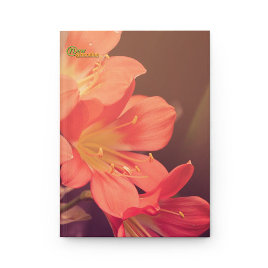 New Generation - Bright Flower Notebook, Nature Lover Writers Gift for Any Occasion, Diary Sketchbook Journal