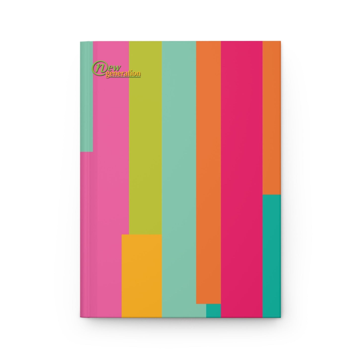 New Generation - Bright Pattern Notebook, Nature Lover Writers Gift for Any Occasion, Diary Sketchbook, journal ,notes , hard cover Journal