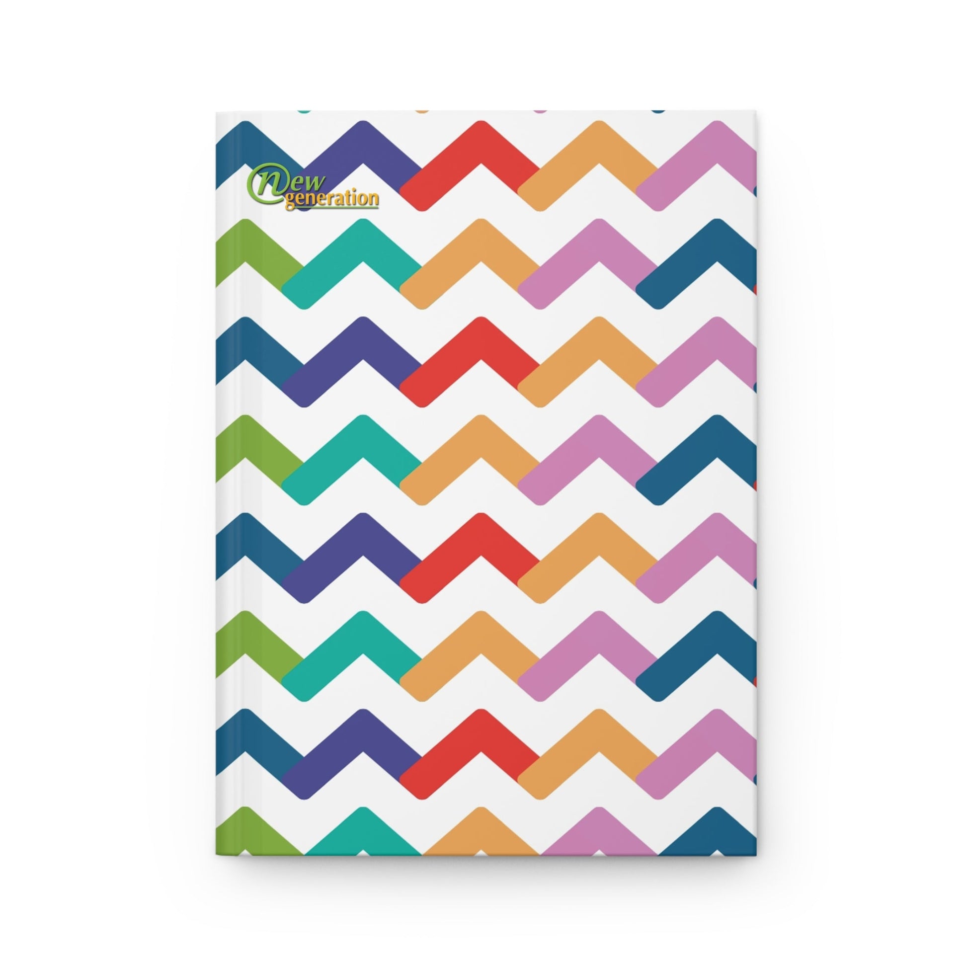 New Generation - Bright Pattern Notebook, Nature Lover Writers Gift for Any Occasion, Diary Sketchbook, journal ,notes , hard cover Journal