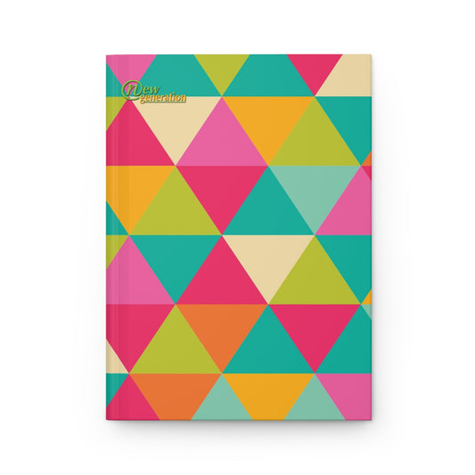 New Generation - Bright Pattern Notebook, Nature Lover Writers Gift for Any Occasion, Diary Sketchbook, journal ,notes , hard cover Journal