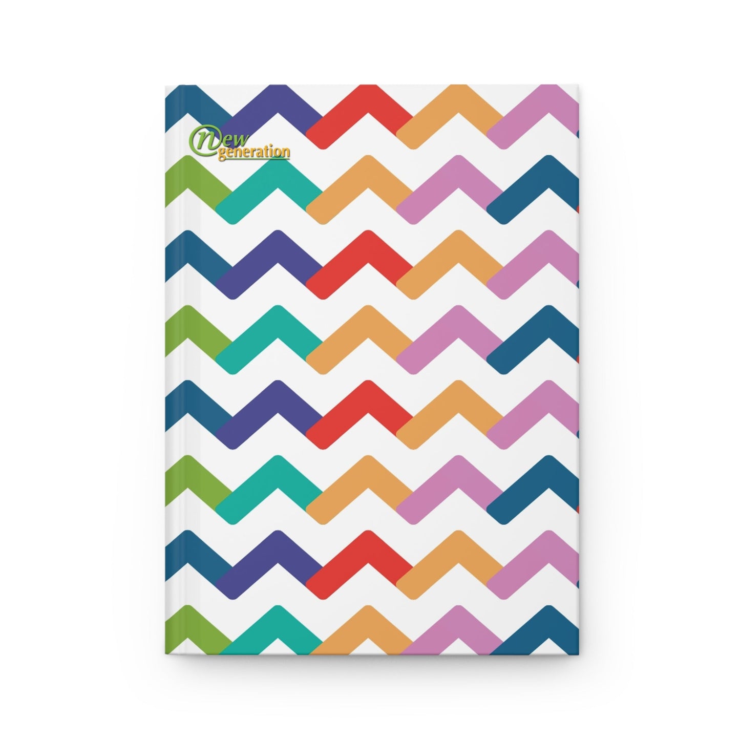 New Generation - Bright Pattern Notebook, Nature Lover Writers Gift for Any Occasion, Diary Sketchbook, journal ,notes , hard cover