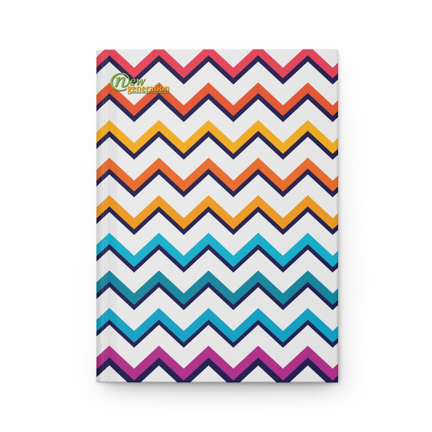 New Generation - Bright Pattern Notebook, Nature Lover Writers Gift for Any Occasion, Diary Sketchbook, journal ,notes , hard cover
