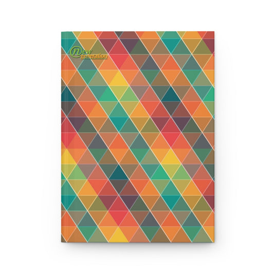 New Generation - Bright Pattern Notebook, Nature Lover Writers Gift for Any Occasion, Diary Sketchbook, journal ,notes , hard cover Journal