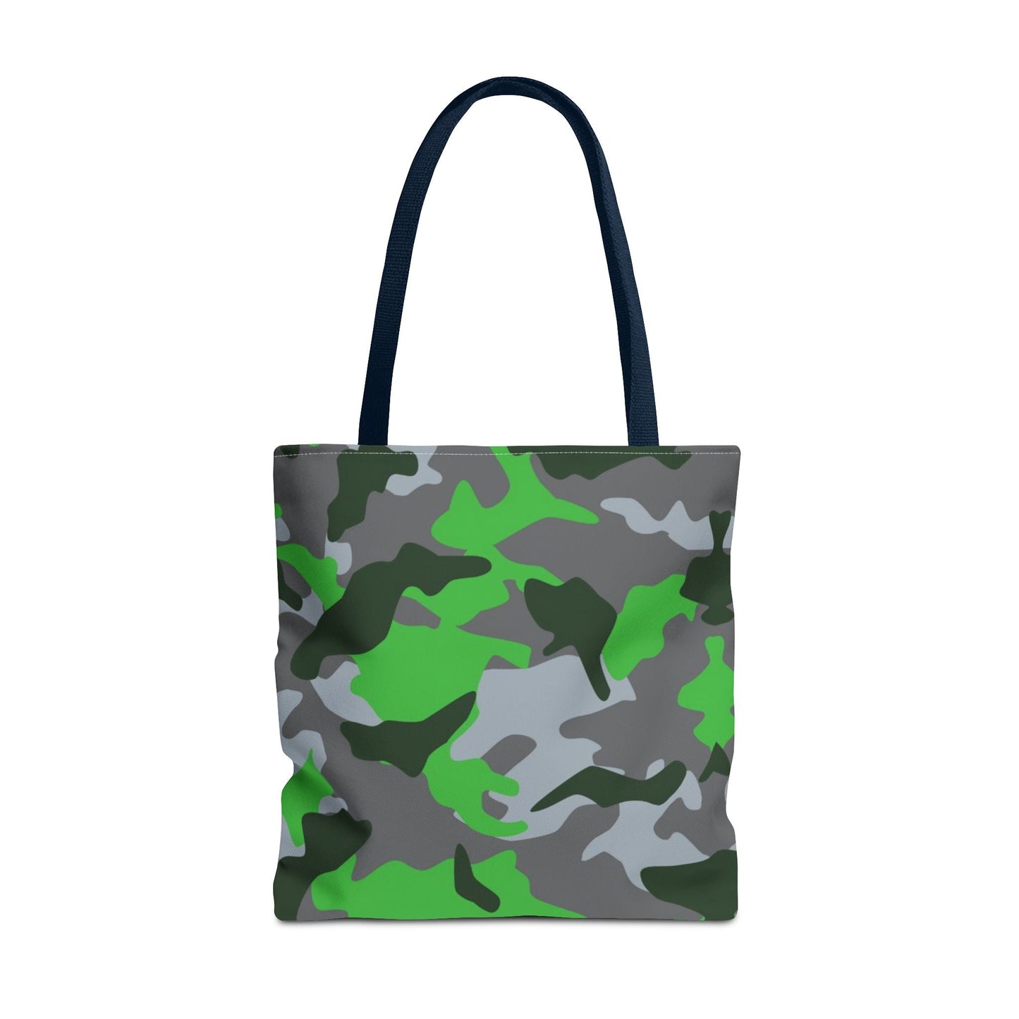 New Generation - Camouflage -Tote Bag Colorful Pattern, Shopping Bag, Gypsy Style Handbag, Festival Tote for Women, Unique Gift Idea 18" × 18'' Navy