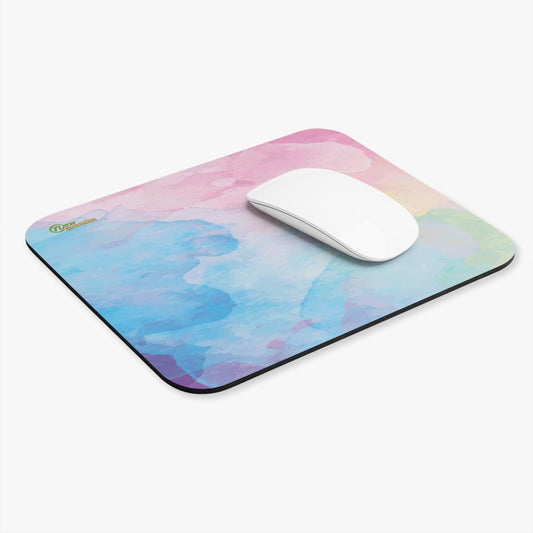 New Generation - Colorful Watercolor Mouse Pad, Artistic Desk Mat, for Students, Home Office Decor, Cute Work Accessories Rectangle 9L x 8W inches