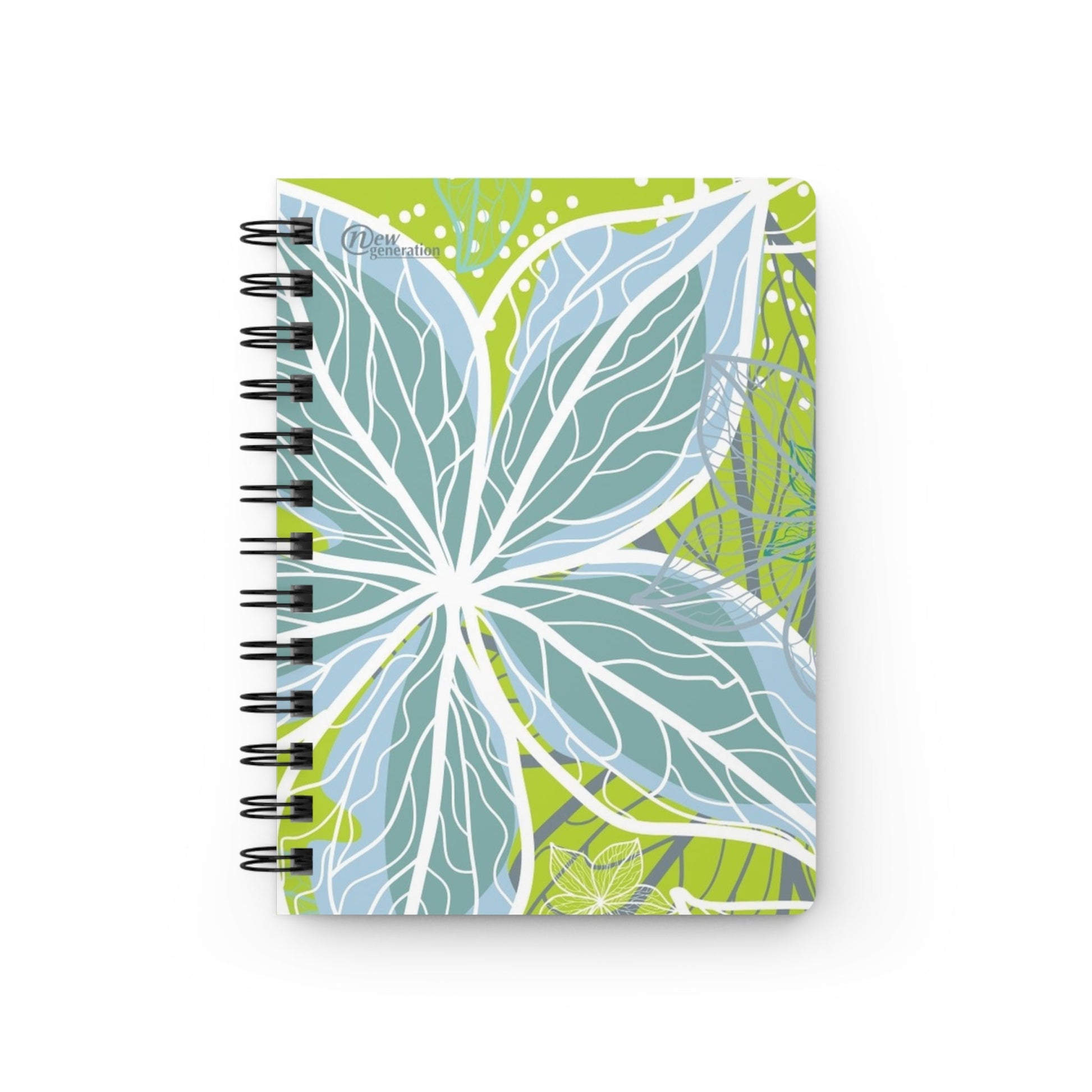 New Generation - Floral - Spiral Bound Journal - 150 Pages Hard Cover Notebook for Writing, Doodling, Bullet Journaling, Sketching, Planner One Size