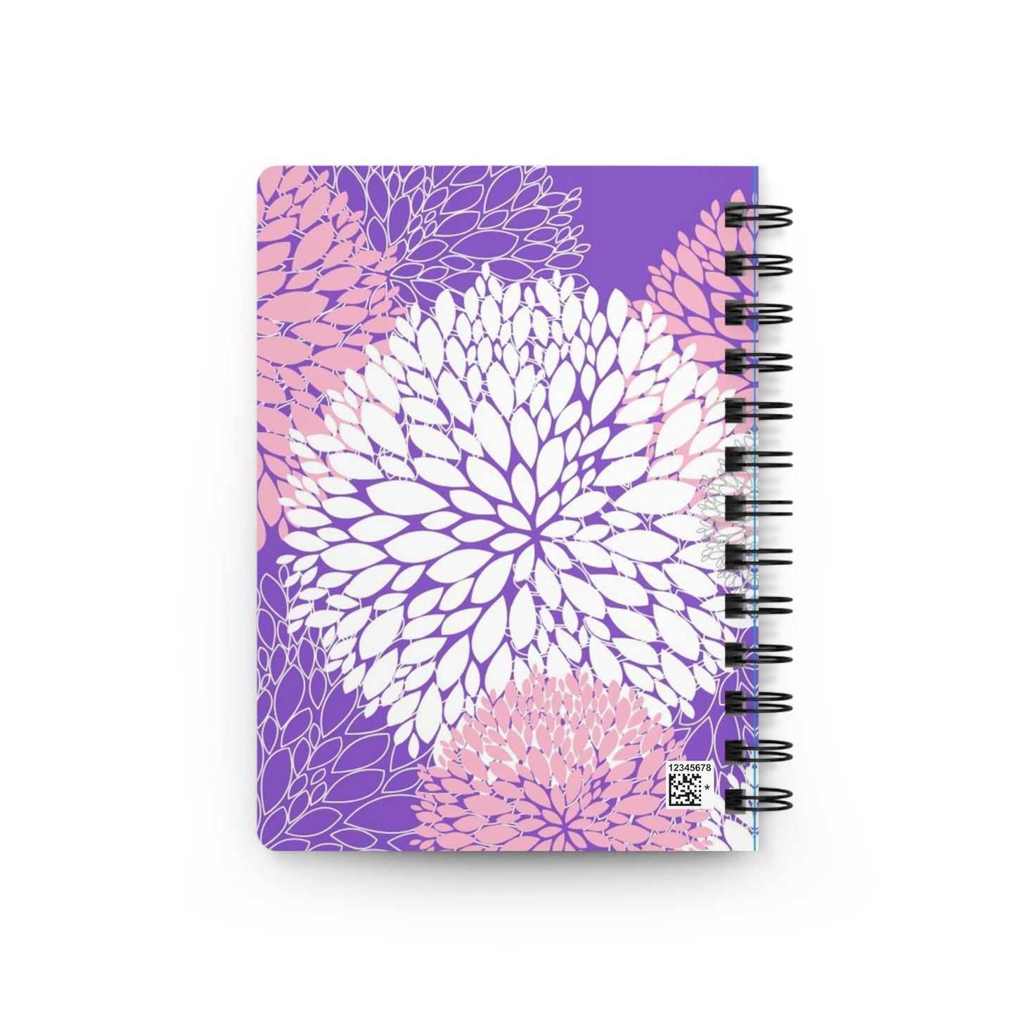 New Generation - Floral - Spiral Bound Journal - 150 Pages Hard Cover Notebook for Writing, Doodling, Bullet Journaling, Sketching, Planner