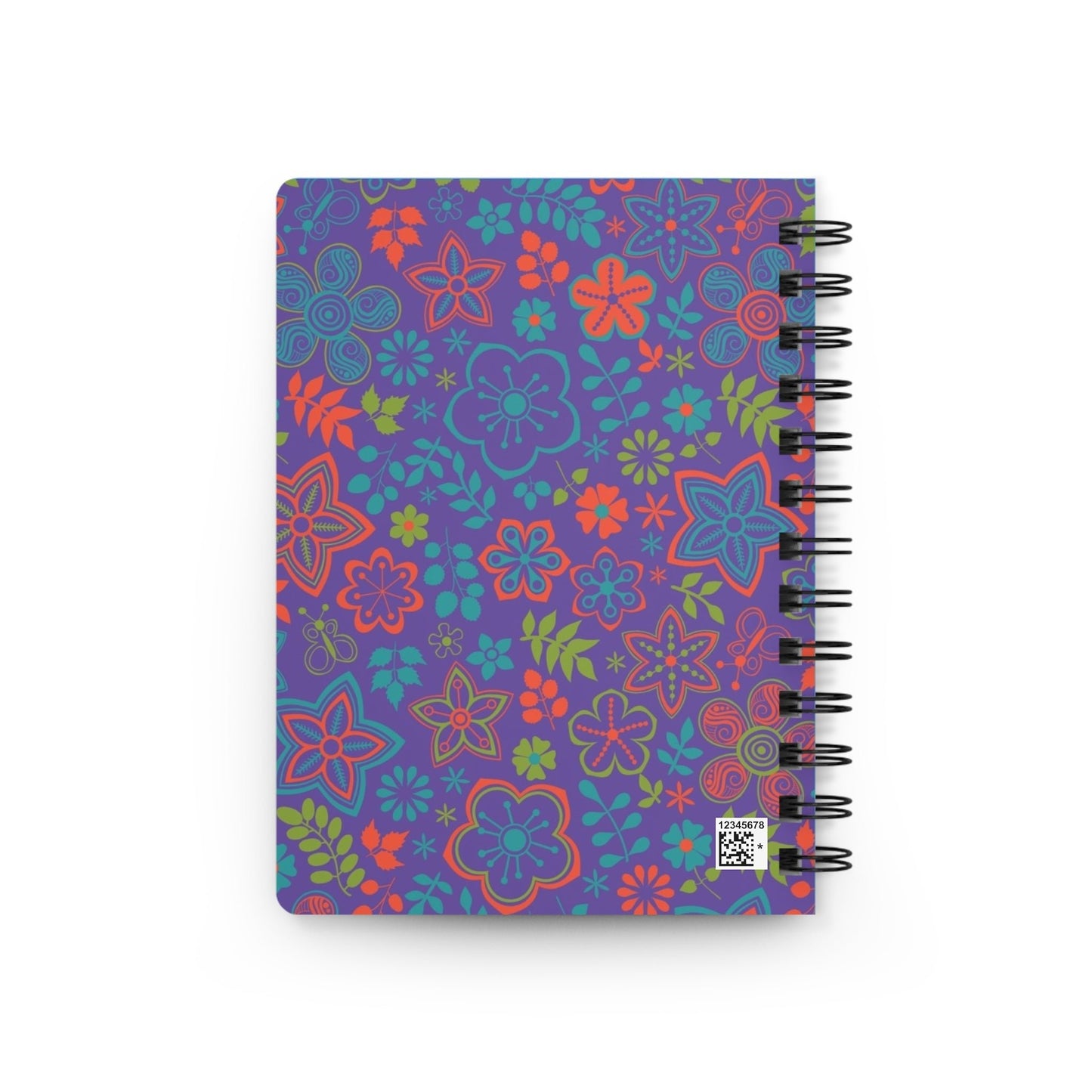 New Generation - Floral - Spiral Bound Journal - 150 Pages Hard Cover Notebook for Writing, Doodling, Bullet Journaling, Sketching, Planner
