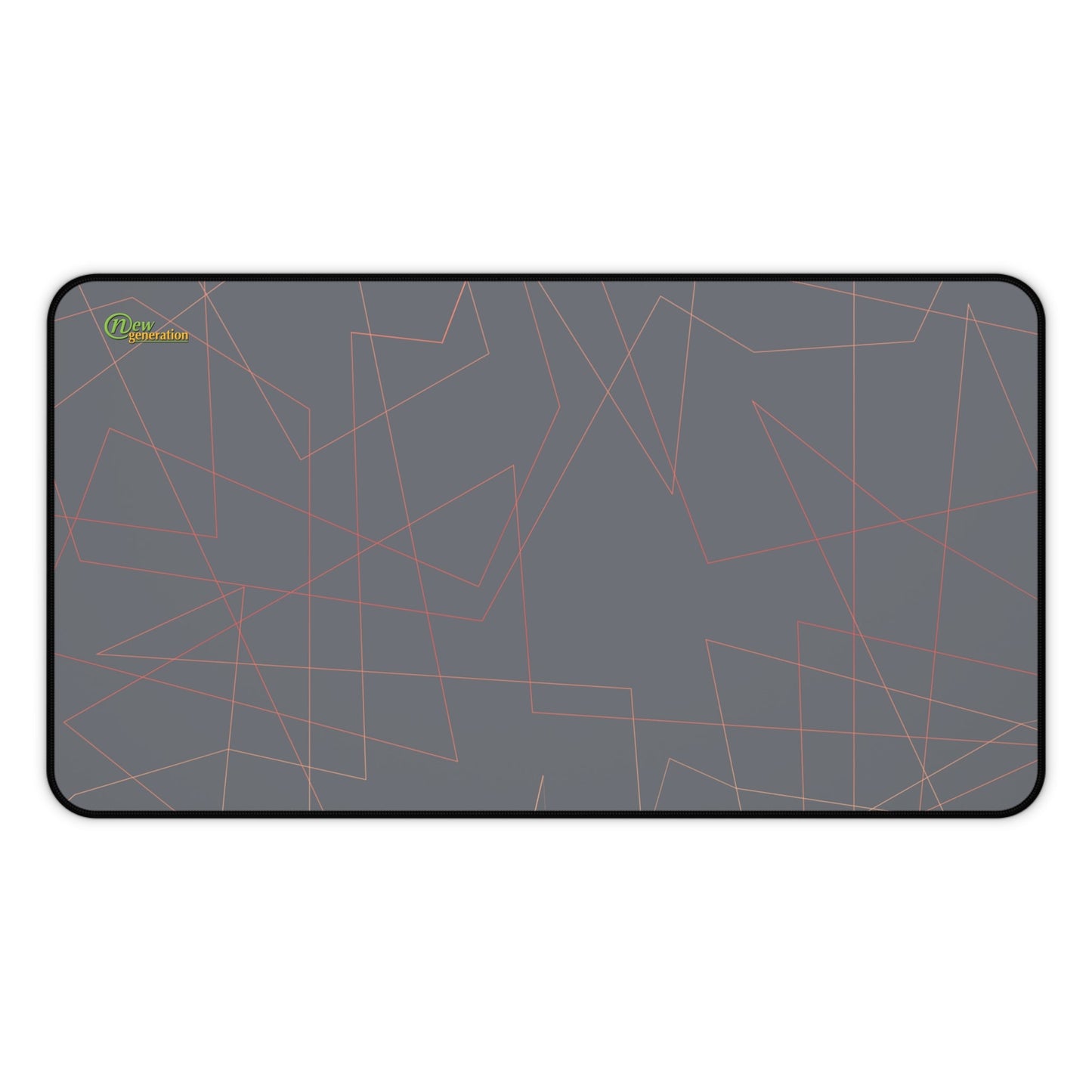 New Generation - Geometric Desk Mat for Office, Home Office Decor, Large Mouse Pad, Desk Accessory, Gift for Students, Stylish Desk Decor 12" × 22"