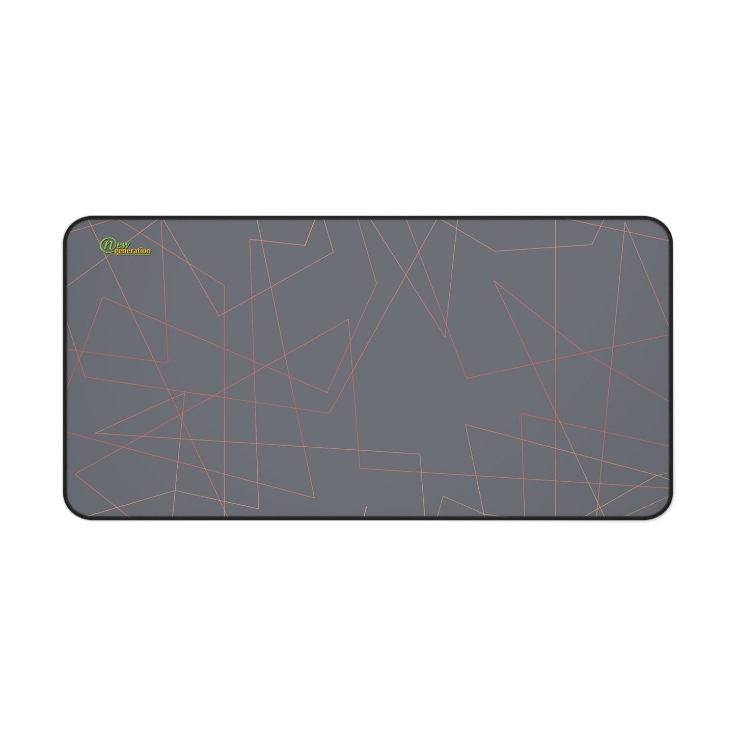 New Generation - Geometric Desk Mat for Office, Home Office Decor, Large Mouse Pad, Desk Accessory, Gift for Students, Stylish Desk Decor 16" × 32"