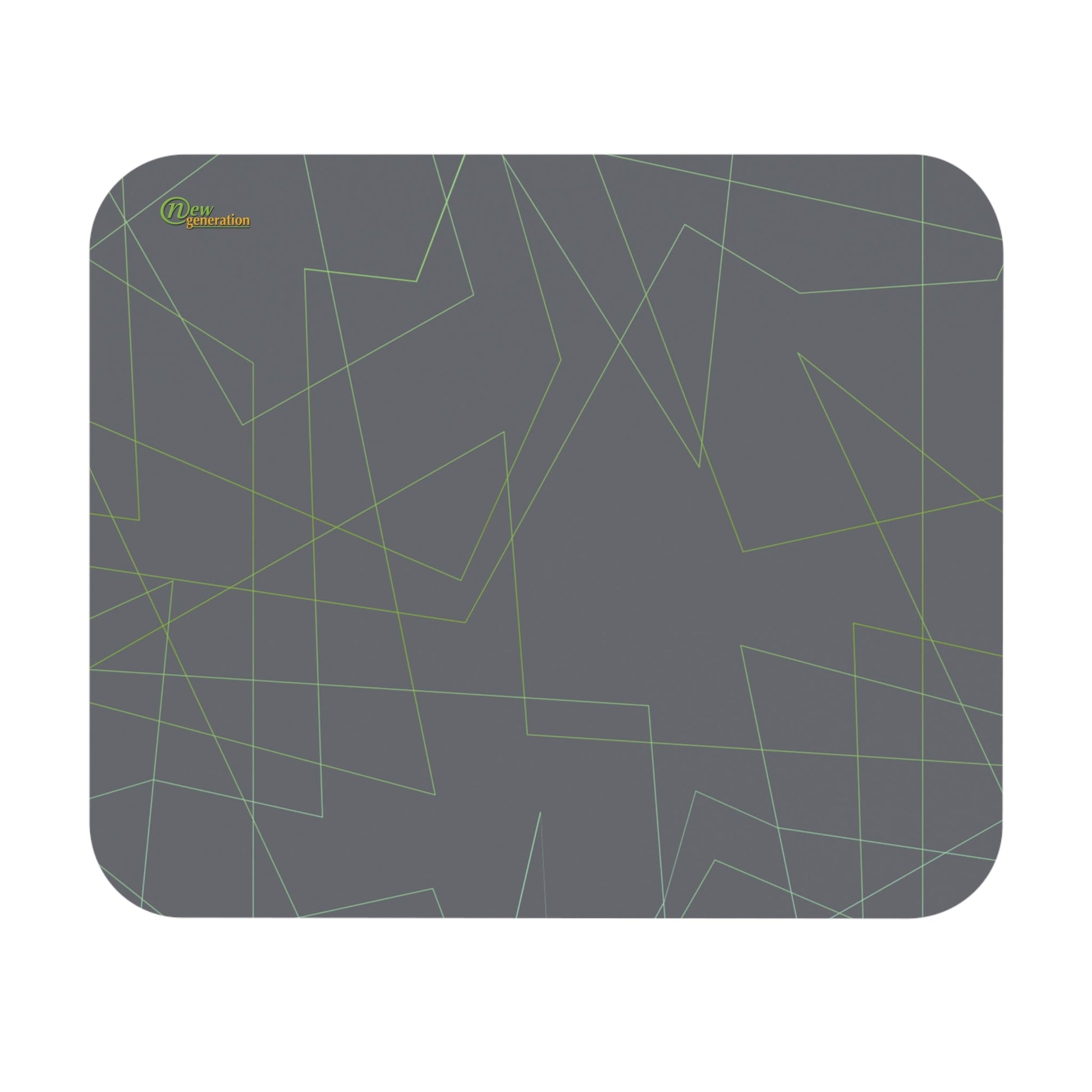 New Generation - Geometric Gray Mouse Pad, Stylish Desk Accessory for Home Office, Gamer Gift, Minimalist Office Decor, Ergonomic Mousepad 9" × 8" Rectangle