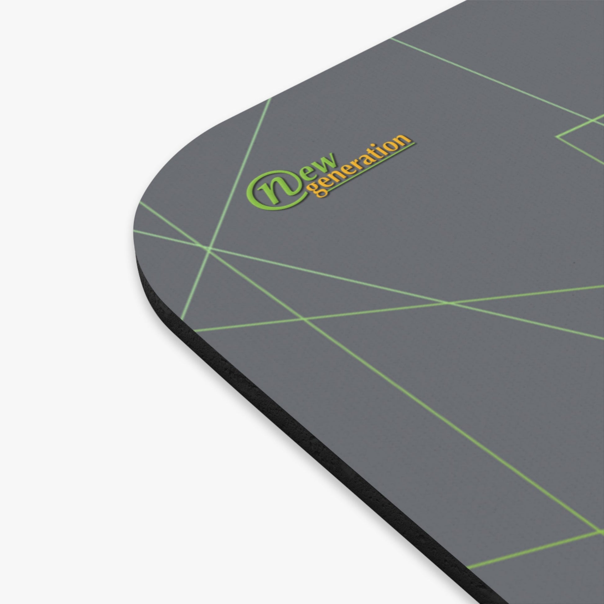 New Generation - Geometric Gray Mouse Pad, Stylish Desk Accessory for Home Office, Gamer Gift, Minimalist Office Decor, Ergonomic Mousepad