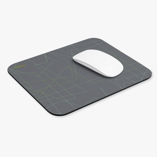 New Generation - Geometric Gray Mouse Pad, Stylish Desk Accessory for Home Office, Gamer Gift, Minimalist Office Decor, Ergonomic Mousepad