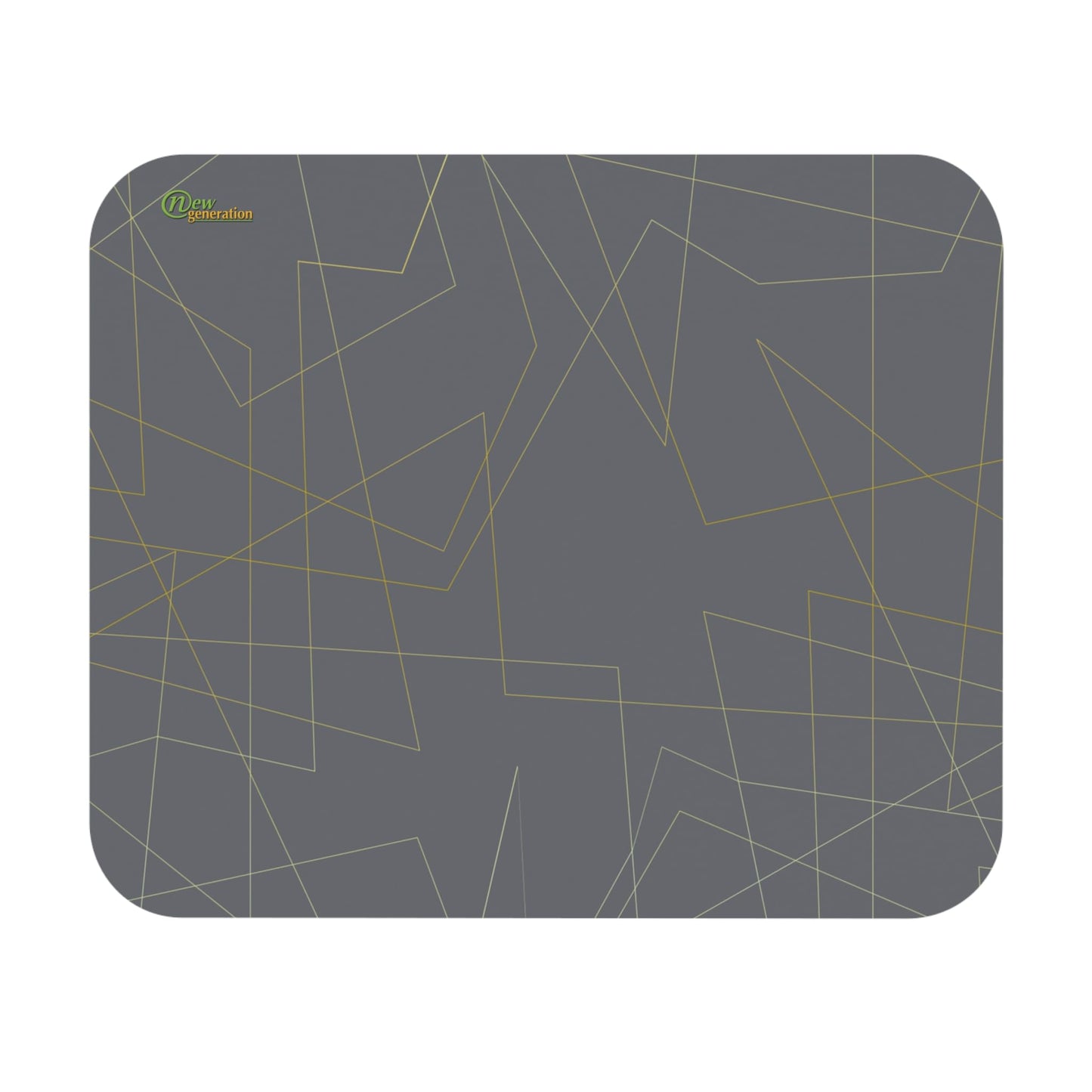 New Generation - Geometric Mouse Pad, Modern Desk Accessory, Office Decor, for Tech Lovers, Workspace, Ergonomic Design
