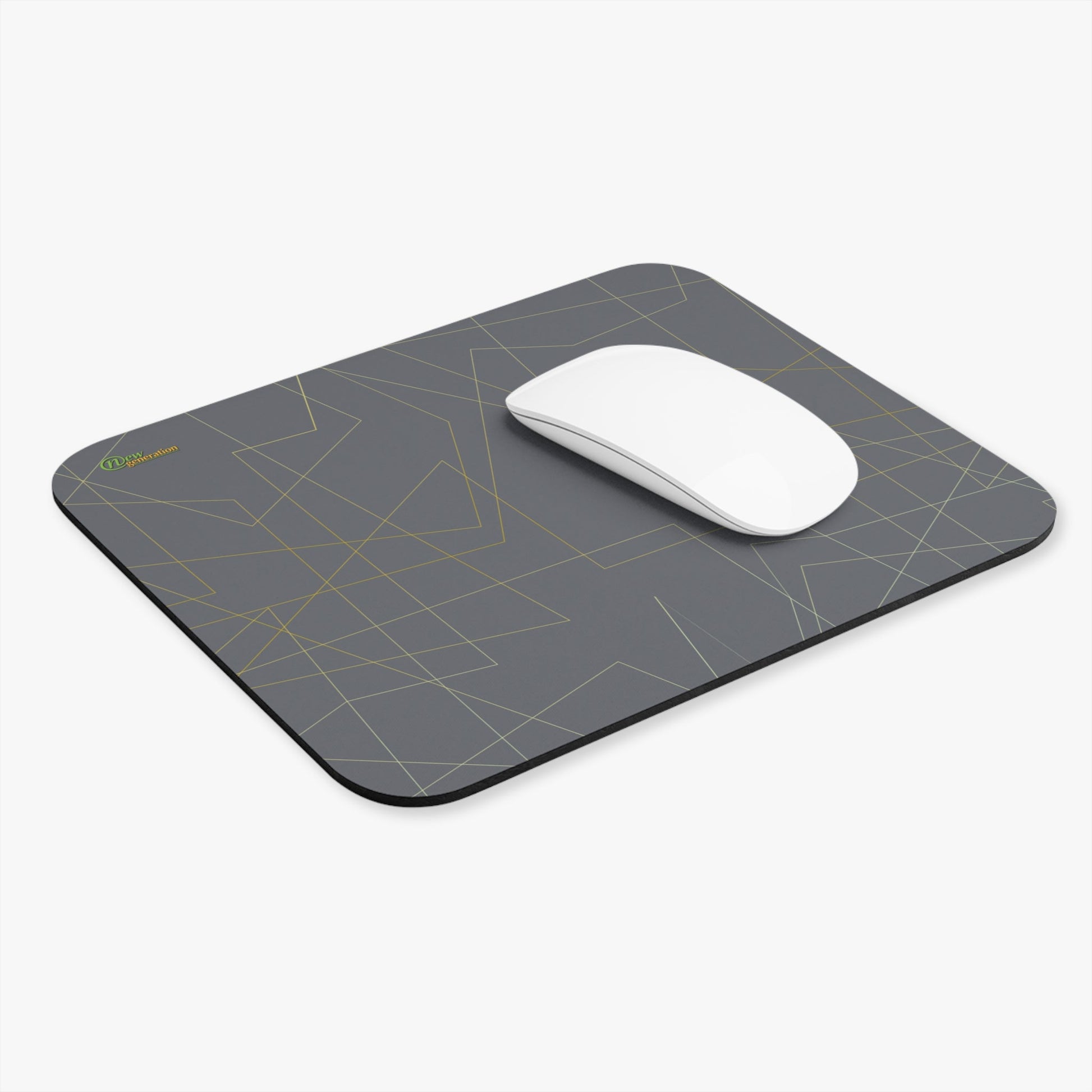 New Generation - Geometric Mouse Pad , Modern Desk Accessory, Office Decor, Gift for Tech Lovers, Minimalist Workspace, Ergonomic Design