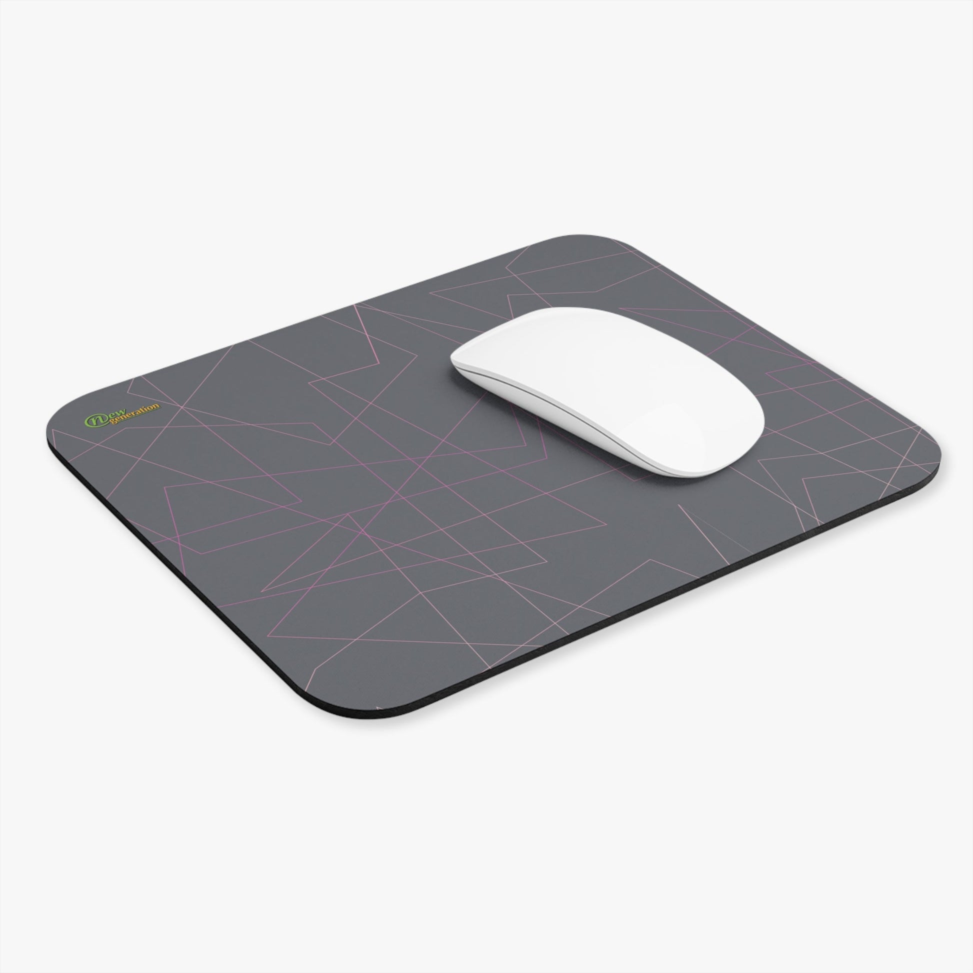 New Generation - Geometric Mouse Pad | Modern Office Decor, Gamer Vibes, Workstation Accessory, Gift for Tech Lovers, Desk Organization