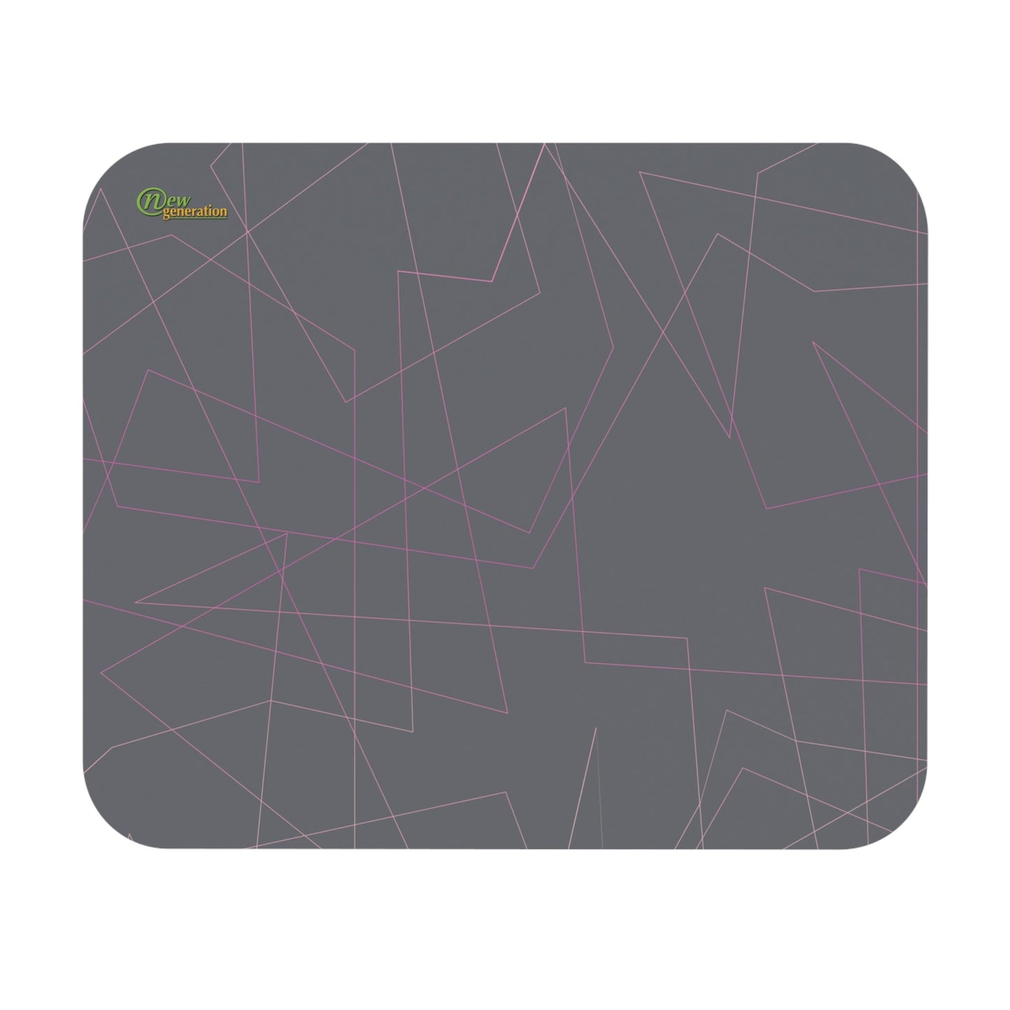 New Generation - Geometric Mouse Pad | Modern Office Decor, Gamer Vibes, Workstation Accessory, Gift for Tech Lovers, Desk Organization 9" × 8" Rectangle