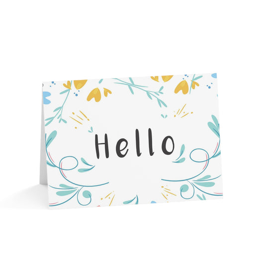 New Generation - Hello Greeting Cards, Celebrate Achievements, Party Invites, Artistic Stationery, Joyful Occasions 4.9" x 3.5" (Horizontal) Coated (both sides) 1 pc