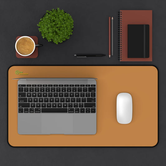 New Generation - Ligth Brown Color Desk Mat, Desk Decor for Home or Office, Waterproof Desk Mat, Desk Blotter Protector 12" × 22"