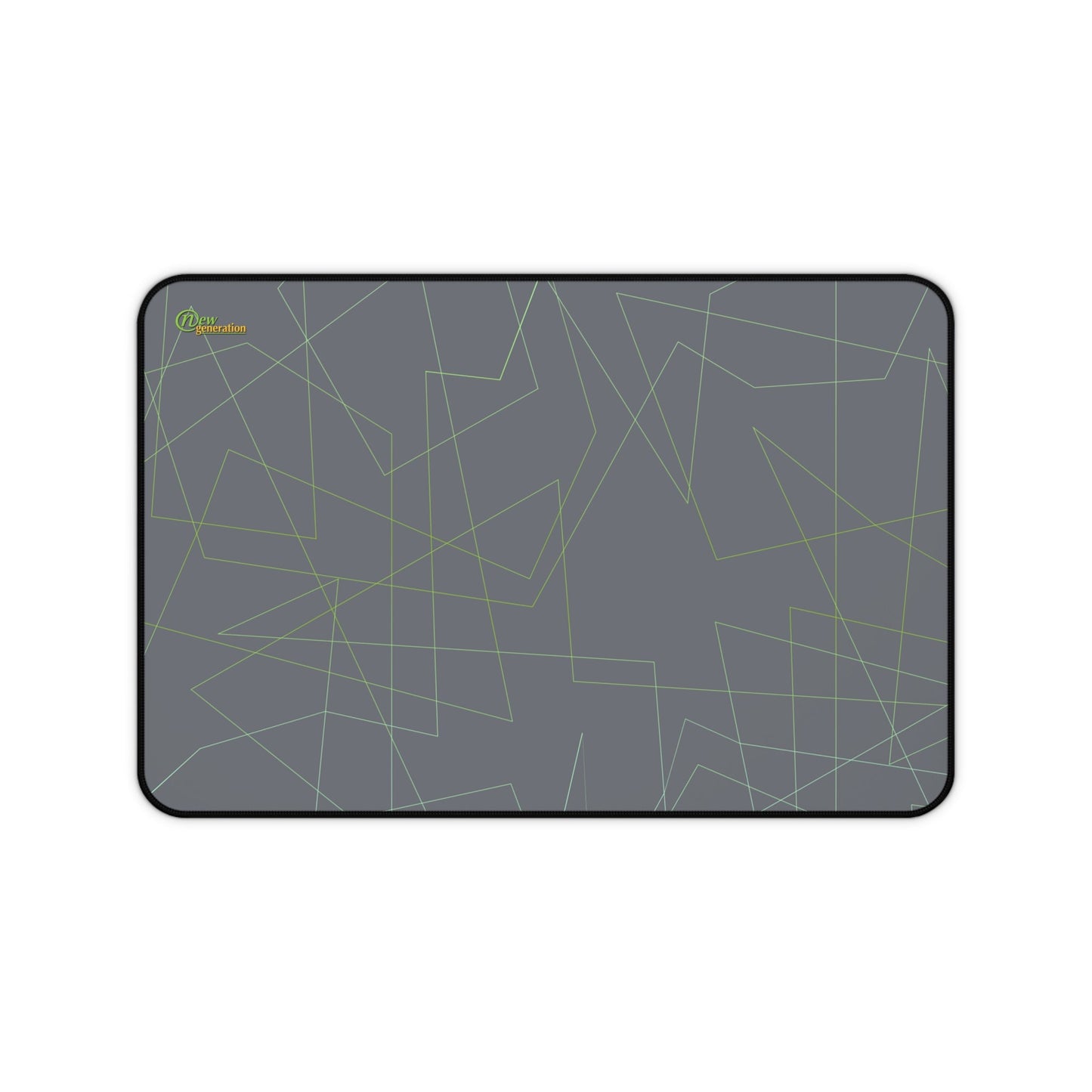 New Generation - Modern Desk Mat with Geometric Design, Office Decor, Workstation Accessory, Gift for Students, Minimalist Home Office