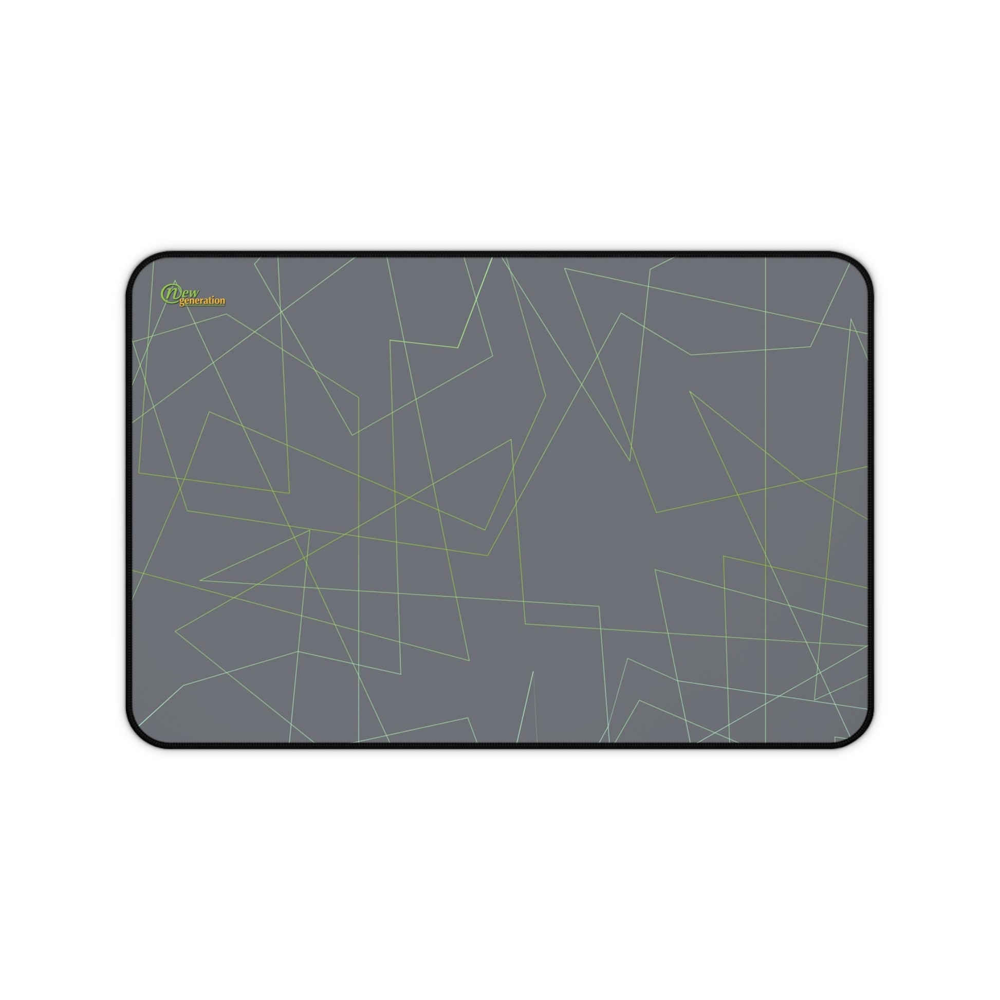 New Generation - Modern Desk Mat with Geometric Design, Office Decor, Workstation Accessory, Gift for Students, Minimalist Home Office