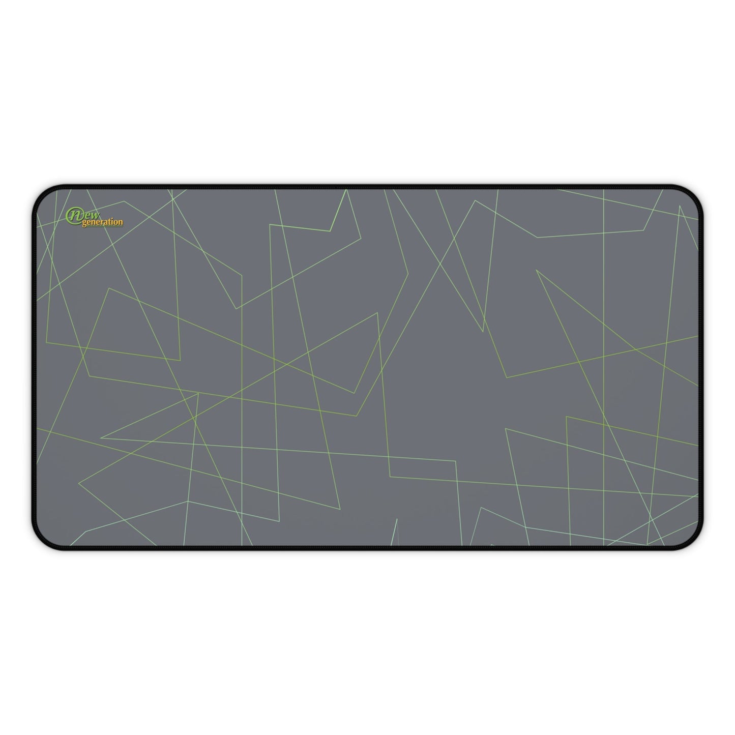 New Generation - Modern Desk Mat with Geometric Design, Office Decor, Workstation Accessory, Gift for Students, Minimalist Home Office 12" × 22"
