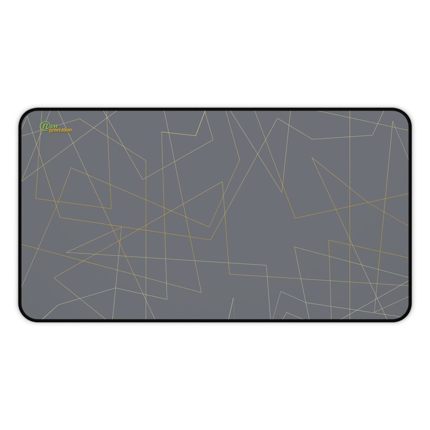 New Generation - Modern Geometric Desk Mat, Ergonomic Office Pad, Elegant Workstation Decor, Minimalist Desk Accessories, Stylish Gaming Mat 12" × 22"