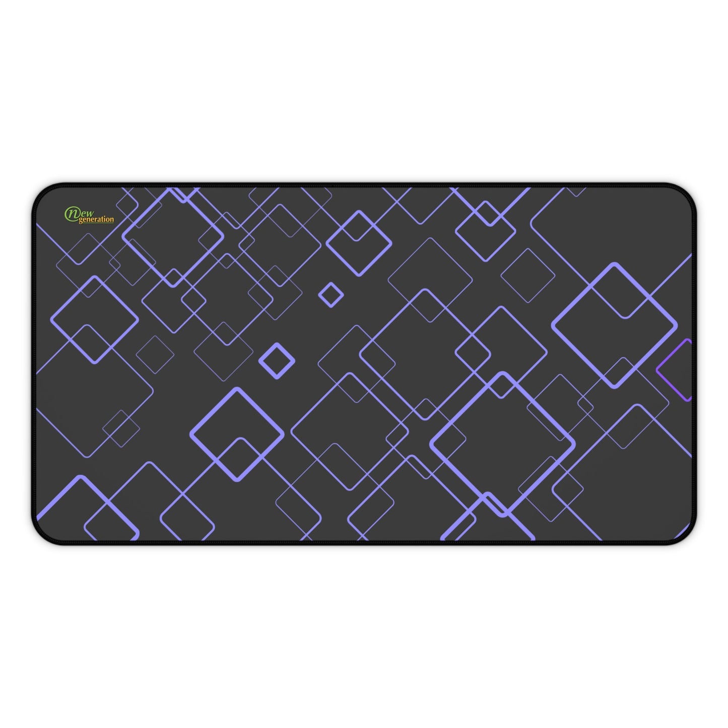 New Generation - Modern Geometric Desk Mat for Workspace, Office Decor, Gamer Mouse Pad, Gift for Him/Her, Stylish Desk Accessories 12" × 22"