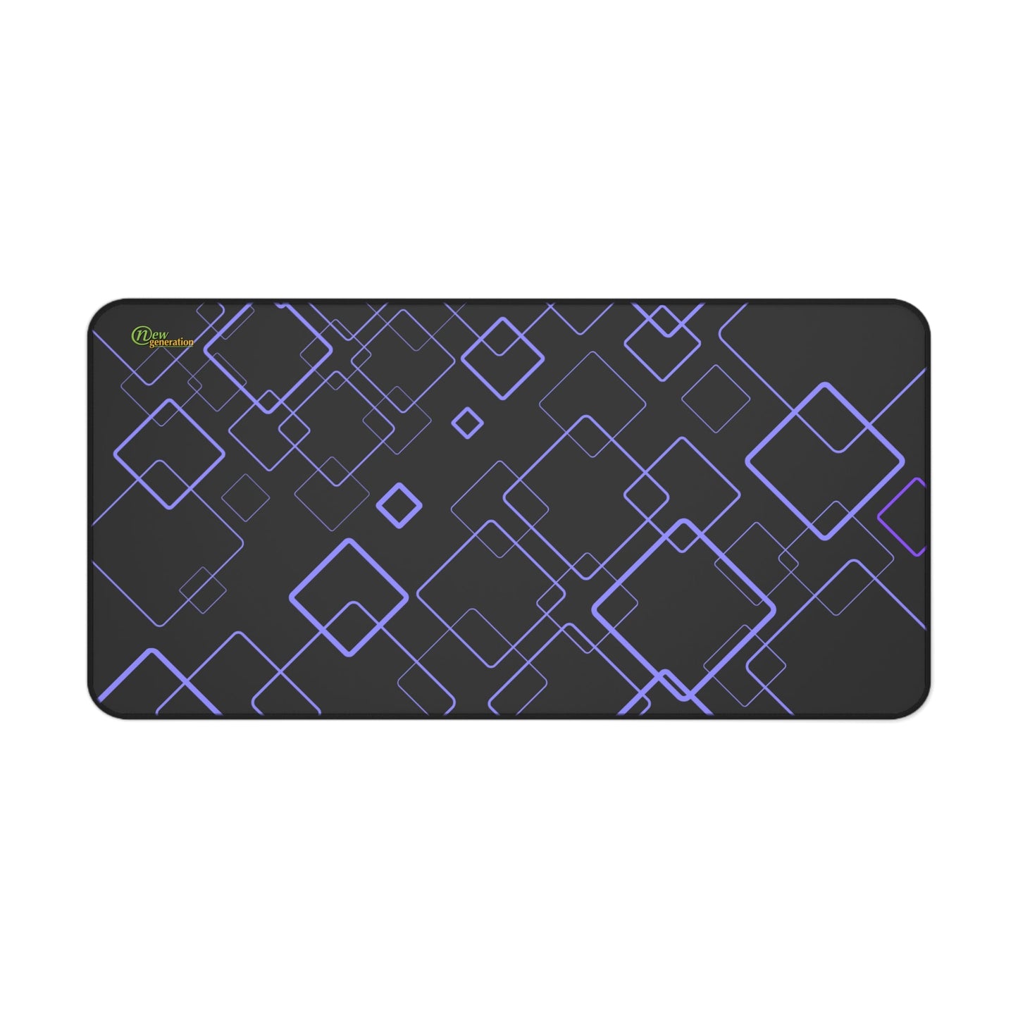 New Generation - Modern Geometric Desk Mat for Workspace, Office Decor, Gamer Mouse Pad, Gift for Him/Her, Stylish Desk Accessories 16" × 32"