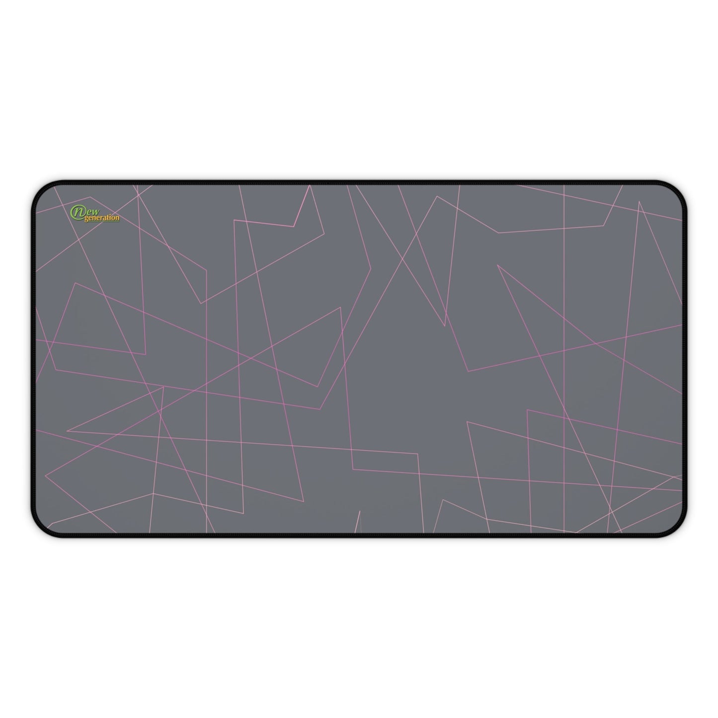 New Generation - Modern Geometric Desk Mat, Stylish Office Accessories, Elegant Mouse Pad, Minimalist Desk Decor, Gift for Home Office 12" × 22"