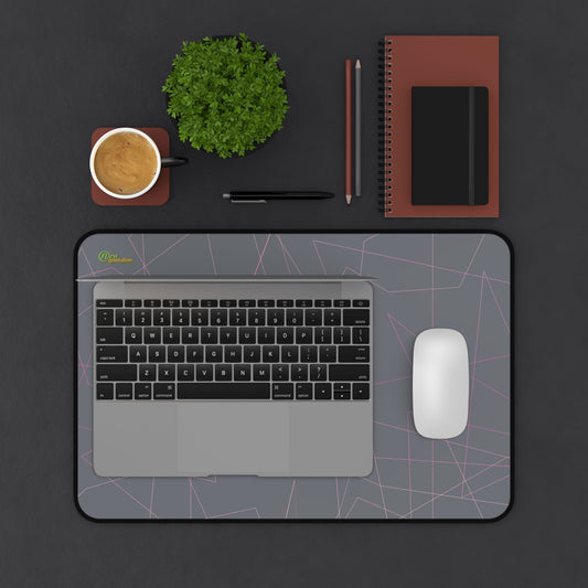 New Generation - Modern Geometric Desk Mat, Stylish Office Accessories, Elegant Mouse Pad, Minimalist Desk Decor, Gift for Home Office 12" × 18"