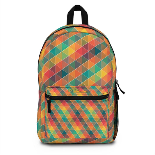 New Generation - Pattern - Colored Backpack - Perfect for Sports & School, Ideal Gift for Athletes, Trendy School Bag, Fun Back-to-School One size