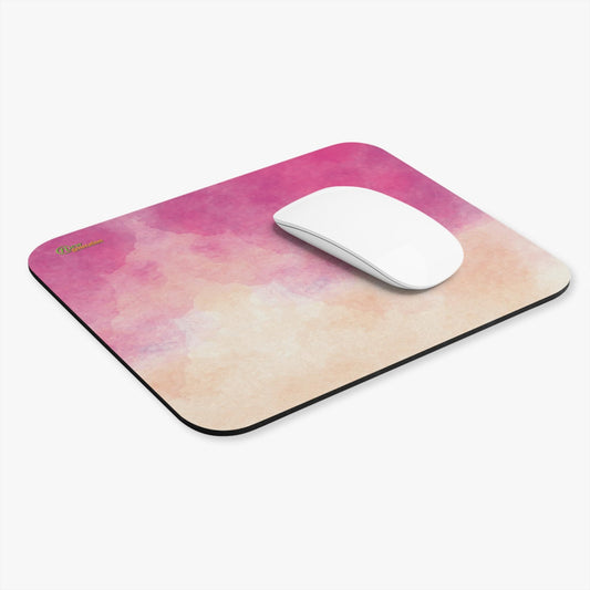 New Generation - Pink Watercolor Mouse Pad, Stylish Desk Accessory, Home Office, Ideal for Gamers and Creatives, Mouse Mat Rectangle 9L x 8W inches