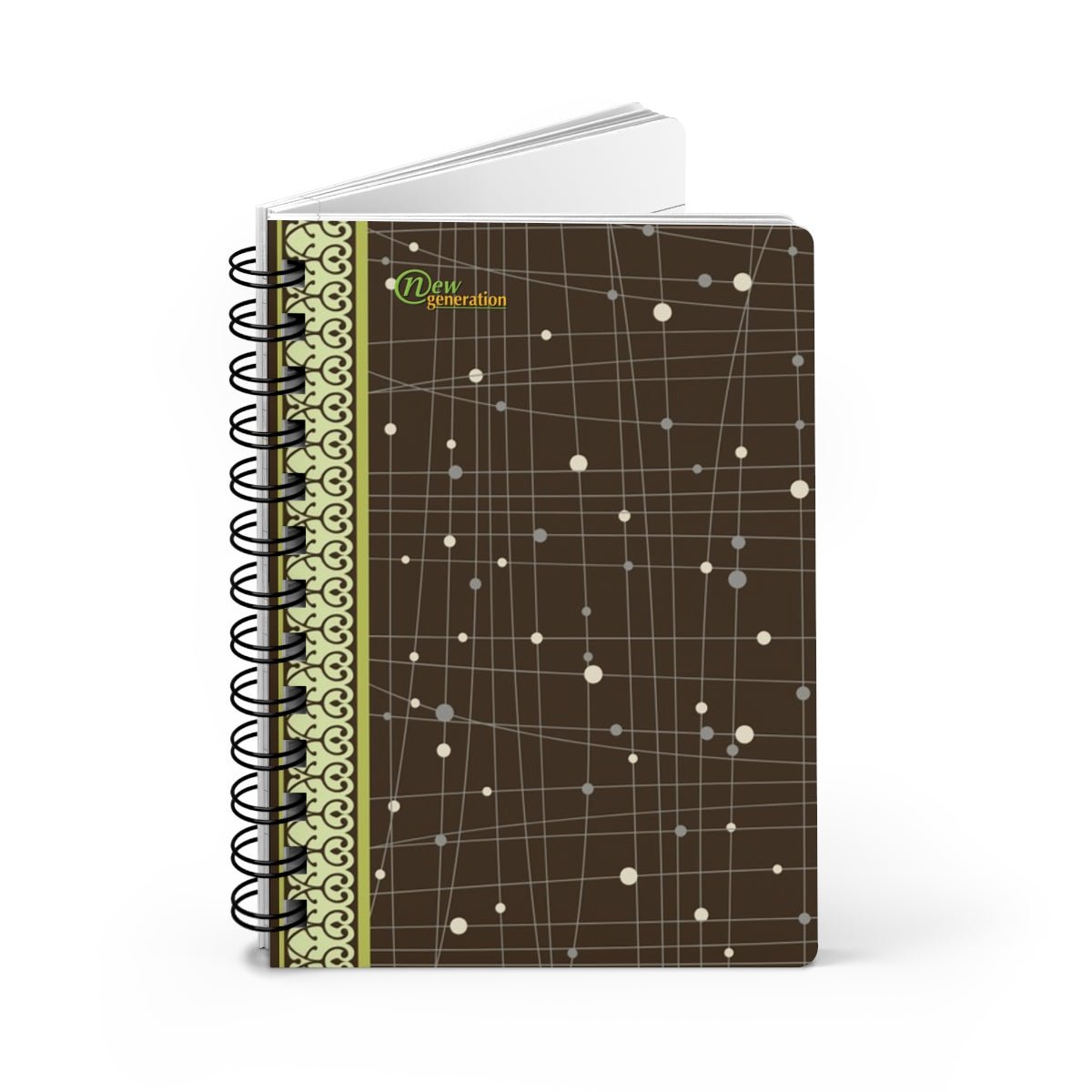 New Generation - Spiral Bound Journal - 150 Pages Hard Cover Notebook for Writing, Doodling, Bullet Journaling, Sketching, Planner
