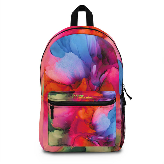 New Generation - Splash Patterned Backpack - Perfect for Sports & School, Ideal Gift for Athletes, Trendy School Bag, Fun Back-to-School One size
