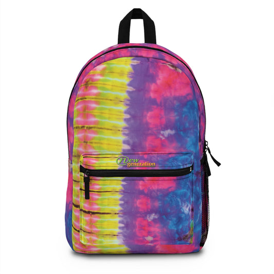New Generation - Tie Dye - Colored Backpack - Perfect for Sports & School, Ideal Gift for Athletes, Trendy School Bag, Fun Back-to-School One size