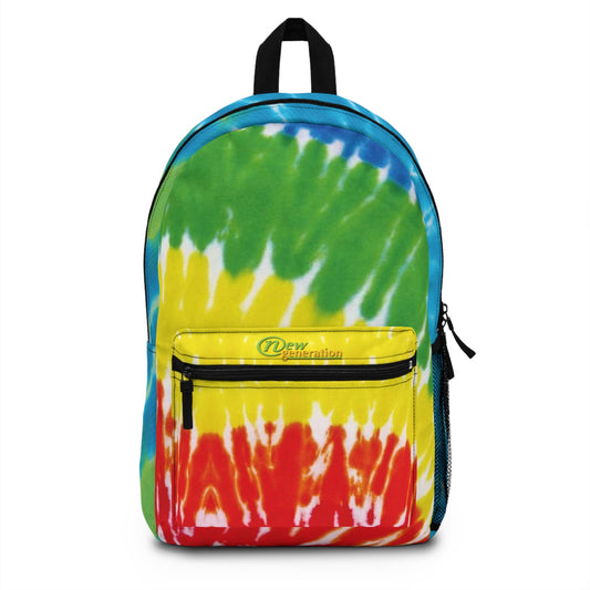 New Generation - Tie Dye - Colored Backpack - Perfect for Sports & School, Ideal Gift for Athletes, Trendy School Bag, Fun Back-to-School One size