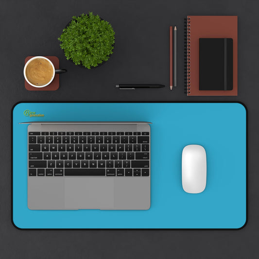 New Generation - Turquoise Color Desk Mat, Desk Decor for Home or Office, Waterproof Desk Mat, Desk Blotter Protector 12" × 22"
