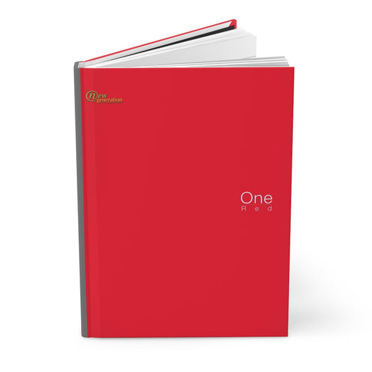 One - Bright Color Notebook,Designer Journal, Hard Cover Notebook for Notes and Writers, 150 Lined Pages (75 Sheets) Journal