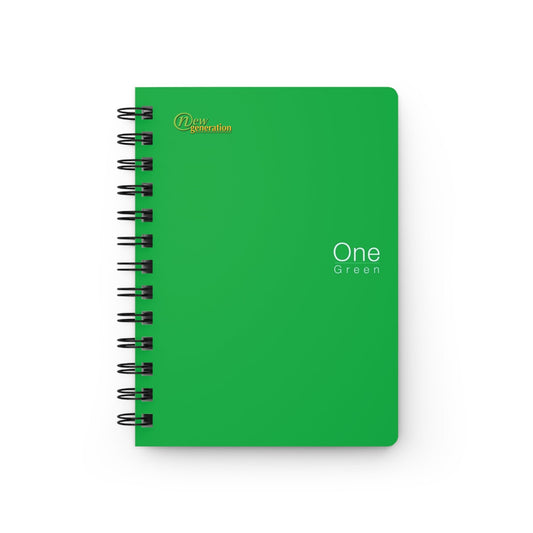 One Green - Spiral Bound Journal - 150 Pages Hard Cover Notebook for Writing, Doodling, Bullet Journaling, Sketching, Planner One Size