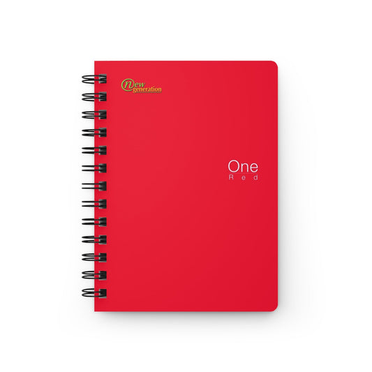 One Red - Spiral Bound Journal - 150 Pages Hard Cover Notebook for Writing, Doodling, Bullet Journaling, Sketching, Planner One Size